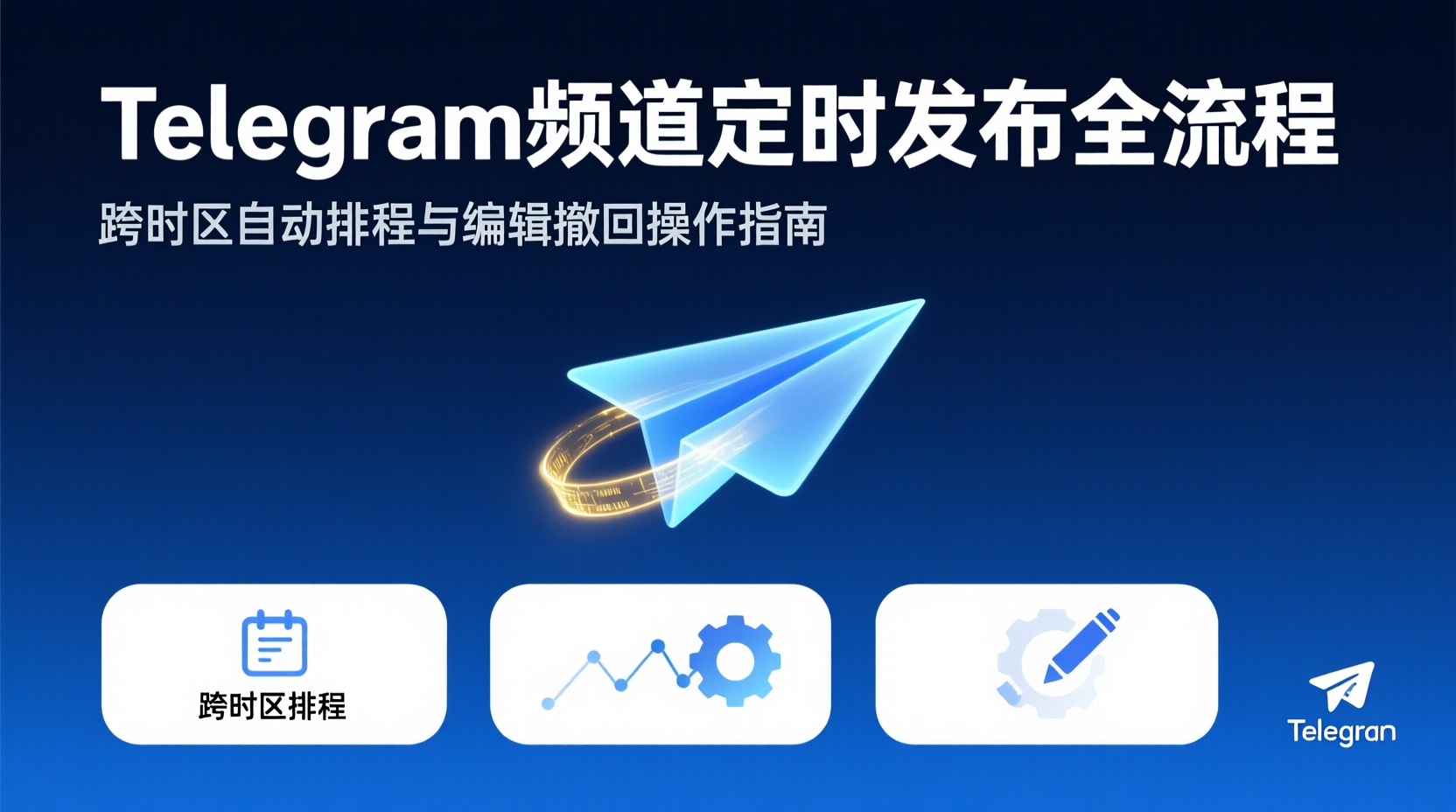Telegram频道定时发布全流程：跨时区自动排程与编辑撤回操作指南